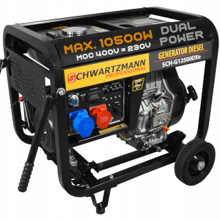 Elektrocentrála - DIESELOVÝ GENERÁTOR 400V 10,5kW DUAL POWER