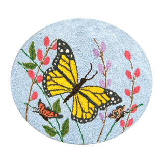 DIY háčkované priadza súpravy 15 x 15 palcov domáci motýľ