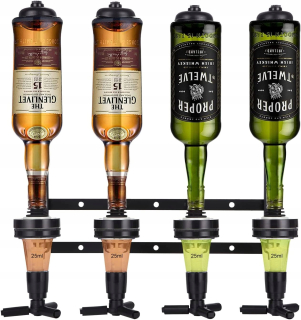 Nálevka, dávkovač na fľaše - Barmanská súprava GOLDEN Drinks 16 el.