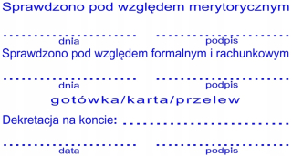 Kancelárska pečiatka - Veľká účtovná pečiatka bola skontrolovaná z hľadiska ..