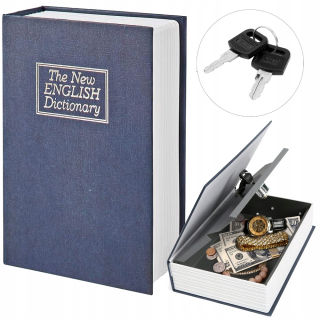 Trezor, sejf - Big Safe Metal Book rakva za peniaze