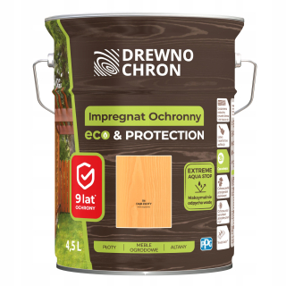 Impregnát na ochranu - Woodchron Impregnat Eco & Prot Oak Gold 4.5L