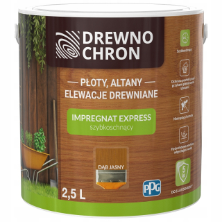 Impregnát na ochranu - Woodchron impregnuje expresné dubové svetlo 2.5l