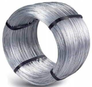 Galvanizovaný drôt FI 0,8 mm pre výrobu - 5 kg asi 1200 MB