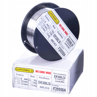 Zvárací drôt MAG nerez 308LSi 0,6mm 1kg