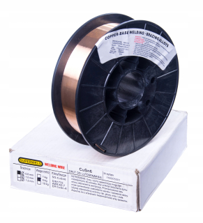 Zvárací drôt mig cusn6 0,8 5 kg superweld