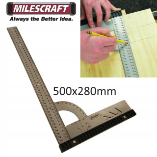 Uhlomer - Veľký multifunkčný oceľový uhol 500x280 mm z O