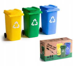 Organizér na kancelársky stôl - Eco Deskoens pre koše na plochu - 3 ks.