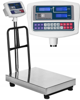 ELEKTRONICKÉ VÁHY 300KG 60X45CM SKLAD
