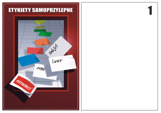Samolepiace print etikety - B5 100 ks.