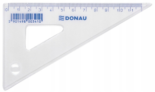 Donau Eco -Trough 12 cm 60 ° priehľadné 50 ks