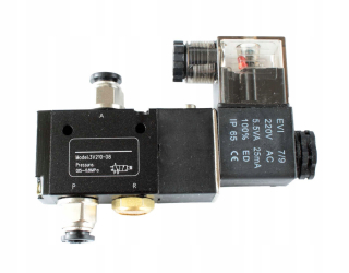 Pneumatický solenoidný ventil 3/2 1/4 NC 220VAC konektor