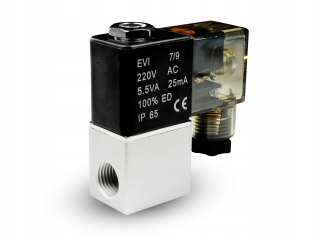 Vzduchový solenoidný ventil CO2 2V08 1/4 230V 24V 12V