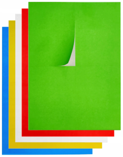 Samolepiace print etikety - Nálepky na štítky A4 105x148 - 100 archných zmesí farieb