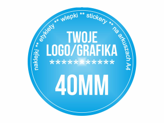 Etikety na mieru - 50 obálok s tlačou loga