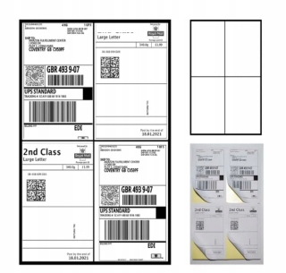 Samolepiace print etikety - Samolepiace etikety A4 100 listov 105x148mm