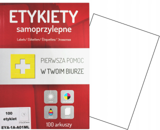 Samolepiace print etikety - Samolepiace etikety A4 100 listov 210x297mm