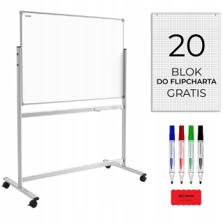 Flipchart Prof - Flipchart Double -dided Magnetic Board 120x120
