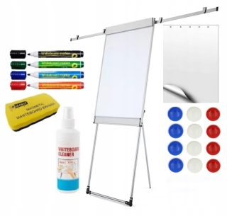 Flipchart Prof - Magnetický flipchart 70x100+príslušenstvo