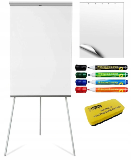 Flipchart Prof - Flipchart na Tri -triogén 70x100 + bezplatné príslušenstvo