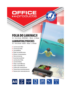 Laminačná fólia A5 2x100Mikr.