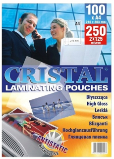 Laminácia laminácie fólie A4 125Mic 100ark