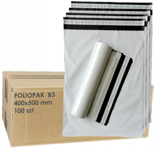 Plastové obálky - Foopaki Foliopaki Courier B3 400x500 mm 100ks