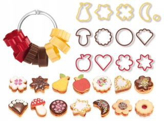 FOREMS na dierovanie perníkových cookies 13 ks