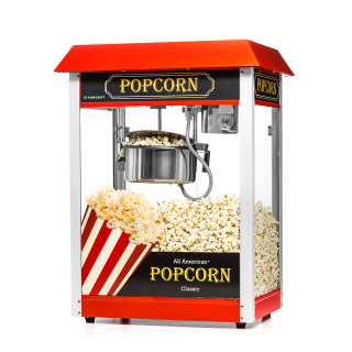 Stroj na výrobu popcornu - STROJ NA POPCORN ČERVENÁ STRECHA FG09302