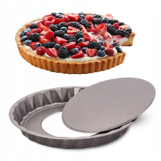Okrúhle formuláre s odnímateľným spodkom koláča 28 cm