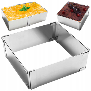 Forma plechu na pečenie pravouhlý nastaviteľný