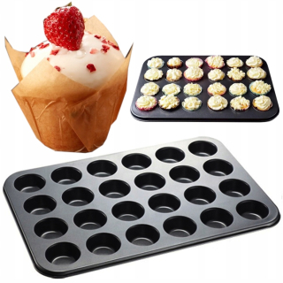 Pečenie formovať mini muffiny 24 ks mramorované