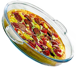 FORMA NA PEČENIE KOLÁČKU okrúhle sklo 25