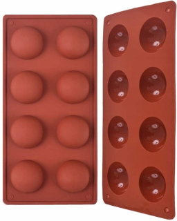 Silikónová forma Bulle Hemisféra veľká 8x