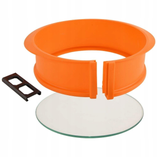 Silikónová forma koláča plechovky 26 cm Tiross 368