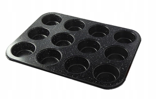 Teflónová forma muffin muffinového plechu muffin
