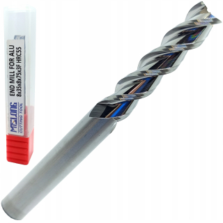 KARBIDOVÁ FRÉZA MTS 55HRC fi 8mm 75L DLHÁ MTS 55HRC ALU