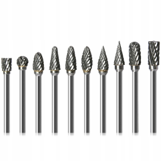 Rezačky 3 x 5 vŕtacích spekaných karbidu VHM Cutter 5 mm