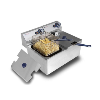 Fritéza - Elektrická fritéza BLUE LINE objem 2x4L HENDI 205846