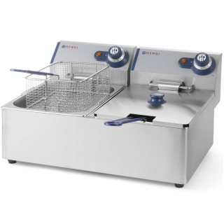 Fritéza - Double Fryer 12 Blue Line 2x6L Hendi 205853