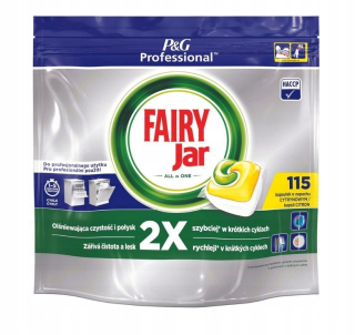 Fairy Jar kapsule do umývačky riadu 115ks All in One