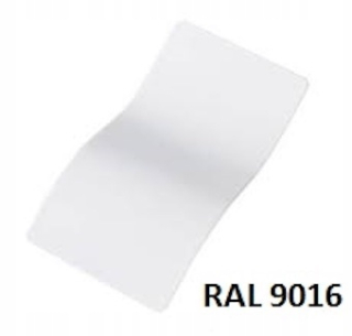 Prášková farba RAL 9016 Polyester hladký lesk