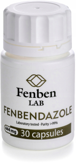 Fenbendazol 444mg Cz. >99 % Fenben Lab 30 kap
