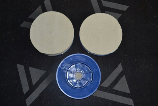 Cíťte leštenie pocitu slimáka 150 mm/30 mm