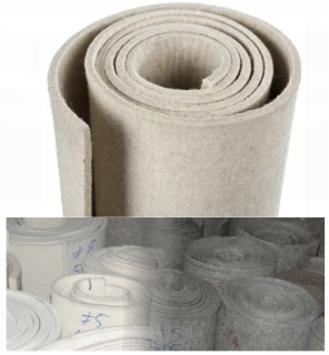 Plsť z vlnených vlákien 5x 1600 mm x 1000 mm biela