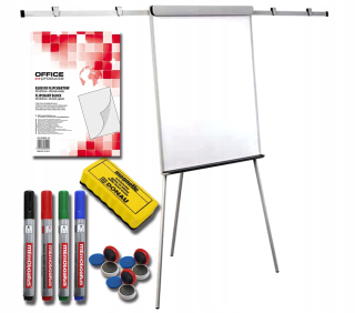 Flipchart Prof - TF20 Magnetic Flipchart s ramenami 100x70 cm