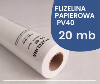 Flizeline pre vyšívací papier 40 g biela skvelá cena