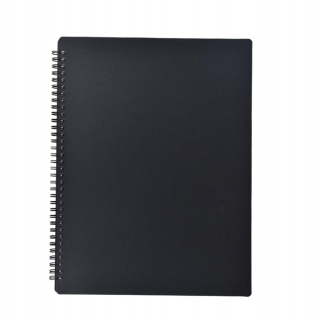 Priečinok pre poznámky Papier na ukladanie dokumentov čierne