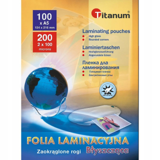Fólia na laminovanie A5 80G 100ks titanum