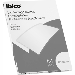 Ibico Stredná laminácia fólia 100 kusov mikrofónu